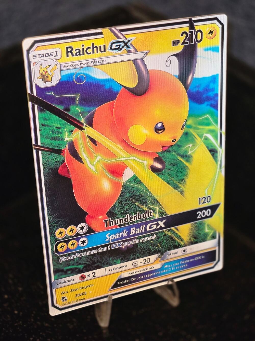 Pokemon Raichu Mewtwo Charizard 3D Motion Lenticular Car Laptop Decal Sticker